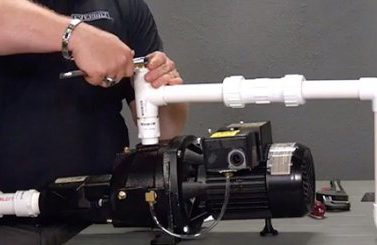 How to install a pump and water source